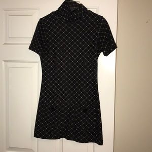 Brown turtleneck tunic top, sz small